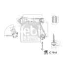 Lenker Radaufhängung Febi Bilstein 177893 für Fiat für Opel für Vauxhall