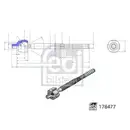 FEBI BILSTEIN 178477 Axialgelenk für RENAULT