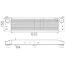 MAHLE CI 192 000P Ladeluftkühler für MERCEDES-BENZ