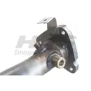 Abgasrohr Hjs 91 15 1549 für Fiat für Ford Vorne