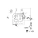 Lenker Radaufhängung Febi Bilstein 179407 für Citroën für Fiat für Opel