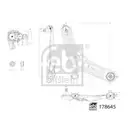 FEBI BILSTEIN 178645 Querlenker für KIA, HYUNDAI