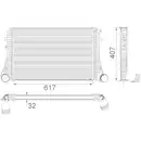 Ladeluftkühler Mahle CI 208 000P Behr *** Premium Line *** für Audi für Seat