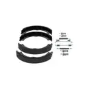 BOSCH 0 986 487 720 Bremsbackensatz, Feststellbremse