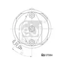 FEBI BILSTEIN 07084 Membranzylinder