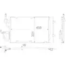 MAHLE AC 400 000S A/C-Kondensator für OPEL