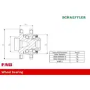 FAG 713 6792 30 Radlagersatz für FORD