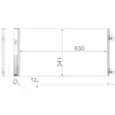 Kondensator Klimaanlage Mahle AC 751 000P Behr *** Premium Line *** für Mini