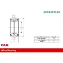 FAG 713 6198 50 Radlagersatz für MITSUBISHI