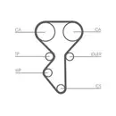 CONTINENTAL CTAM CT1137K1 Zahnriemen Kit