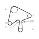 CONTINENTAL CTAM CT1136K1 Zahnriemen Kit