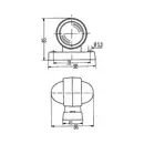 HELLA 2XS 955 031-001 Umrissl. Halogen