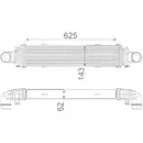 Ladeluftkühler Mahle CI 357 000P Behr *** Premium Line *** für Mercedes Benz