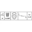 HELLA 6ZL 009 600-081 Oeldruckschalter, 0,25 bar