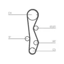 CONTINENTAL CTAM CT1099K2 Zahnriemen Kit