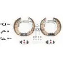 TEXTAR 84048006 PKW Bremsbacken Kits