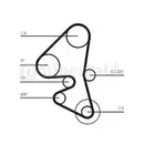 CONTINENTAL CTAM CT1163K1 Zahnriemen Kit