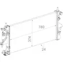MAHLE CR 886 000S Kühlmittelkühler