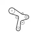 CONTINENTAL CTAM CT1168WP7 Zahnriemen Kit + Wasserpumpe