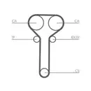 CONTINENTAL CTAM CT978WP1 Zahnriemen Kit + Wasserpumpe