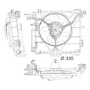 Lüfter Motorkühlung Mahle CFF 211 000P Behr *** Premium Line *** für Smart