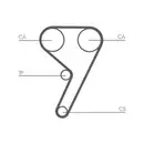 CONTINENTAL CTAM CT881K6 Zahnriemen Kit
