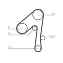CONTINENTAL CTAM CT786K1 Zahnriemen Kit