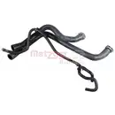 Kühlerschlauch Metzger 2421621 für Seat für Skoda für VW Links Oben Links Unten