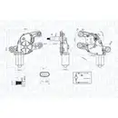 Wischermotor Magneti Marelli 064070400010 für Audi für Seat für Skoda für VW