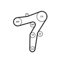 Zahnriemensatz Continental Ctam CT1183K1 für Opel für Vauxhall