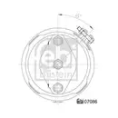 FEBI BILSTEIN 07086 Membranzylinder für SCANIA, VOLVO, NEOPLAN, MERCEDES-BENZ