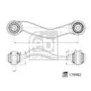 Lenker Radaufhängung Febi Bilstein 179982 für Bmw für Alpina Hinterachse Links