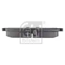 Bremsbelagsatz Scheibenbremse Febi Bilstein 116294 für Hyundai Hinterachse