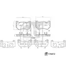 FEBI BILSTEIN 176872 Bremsbelagsatz