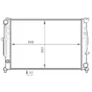 MAHLE CR 423 000S Kühlmittelkühler für AUDI, VW, SKODA