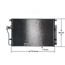 Kondensator Klimaanlage Mahle AC 553 001S Behr für Audi für Chrysler für Dodge