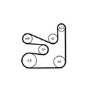 CONTINENTAL CTAM 6PK1660K5 Keilrippenriemen Kit