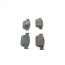 Bremsbelagsatz Scheibenbremse Bosch 0 986 424 599 für Volvo Vorderachse