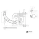 FEBI BILSTEIN 177899 Querlenker für KIA