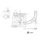 FEBI BILSTEIN 177897 Querlenker für KIA