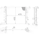 Kühler Motorkühlung Mahle CR 1187 000P Behr *** Premium Line *** für Opel