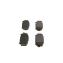 Bremsbelagsatz Scheibenbremse Bosch 0 986 424 939 für Renault Vorderachse