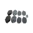 Bremsbelagsatz Scheibenbremse Bosch 0 986 460 129 für Mercedes Benz Vorderachse