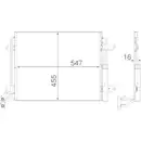 Kondensator Klimaanlage Mahle AC 454 000P Behr *** Premium Line *** für Audi