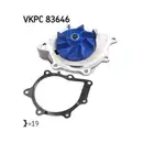 SKF VKPC 83646 Wasserpumpe