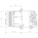 Kompressor Klimaanlage Mahle ACP 1333 000P Behr *** Premium Line *** für Ford