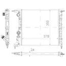 Kühler Motorkühlung Mahle CR 615 000S Behr für Renault