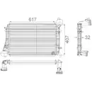 Ladeluftkühler Mahle CI 166 000P Behr *** Premium Line *** für Audi für Seat