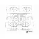 Bremsbelagsatz Scheibenbremse Febi Bilstein 177073 für Opel für Vauxhall