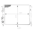 Kühler Motorkühlung Mahle CR 493 000S Behr für Renault